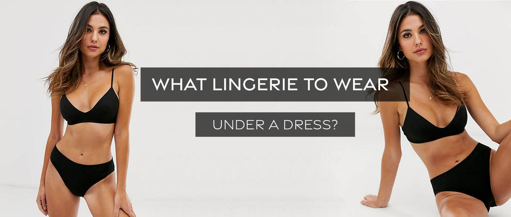 Lingerie meets occasion dressing; showing just a peek of lace