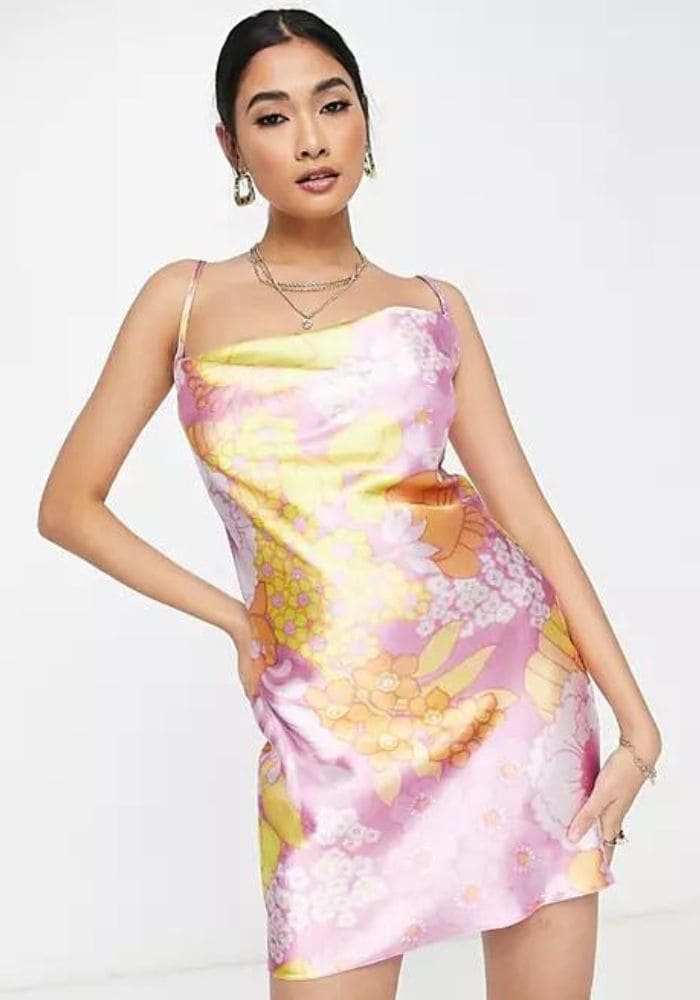Satin Caraco Dresses