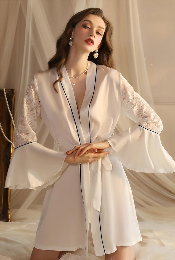 Vintage Satin Robe