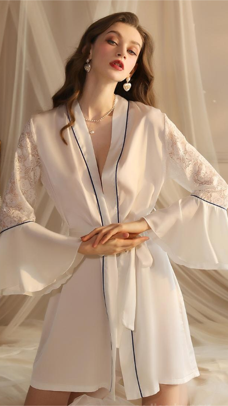 Vintage Satin Robe