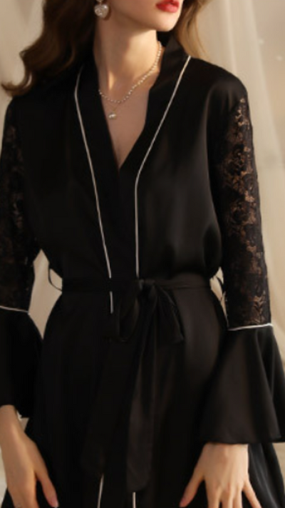 Vintage Satin Robe
