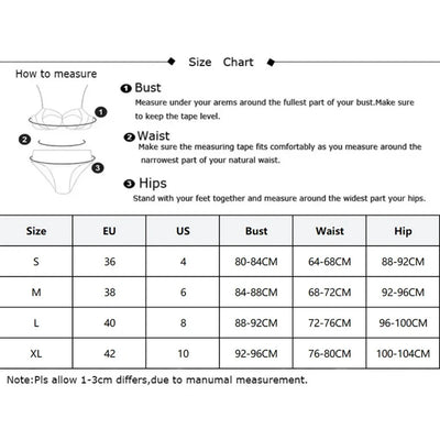 Size chart for purple satin nightgown showing bust waist and hip measurements for sizes S through XL
