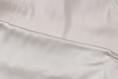 Champagne Satin Halter Maxi Dress