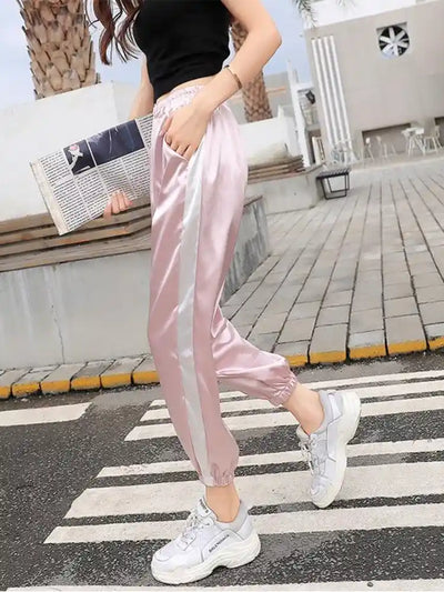 Satin Jogger Pants