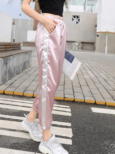 Satin Jogger Pants