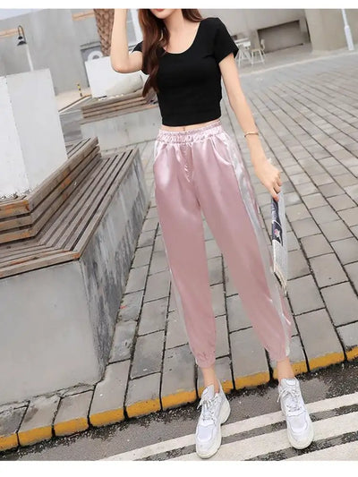 Satin Jogger Pants