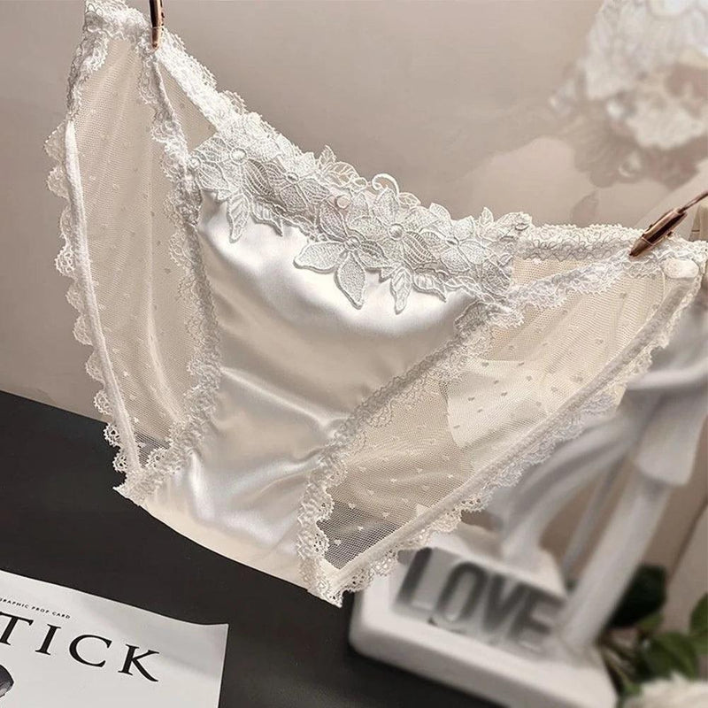 Satin Lace Panties - Miss Satin