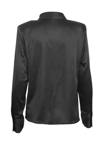 Black Button Up Blouse
