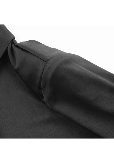 Black Button Up Blouse long sleeve