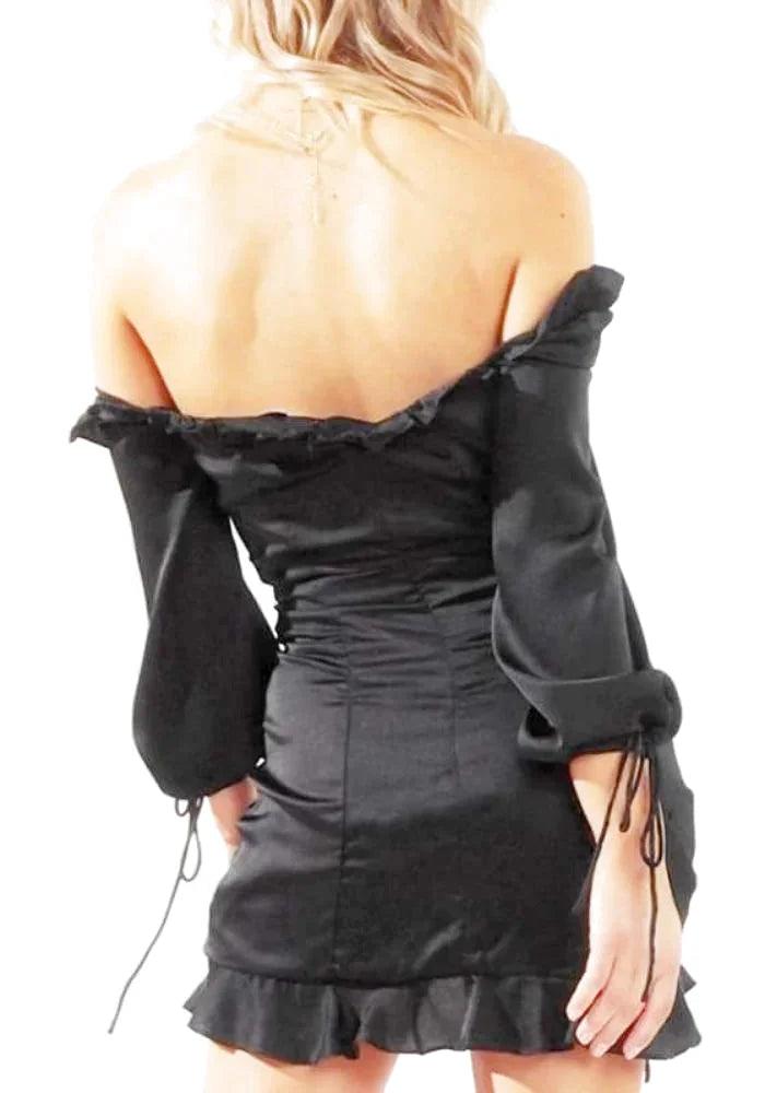 balck dress for evening