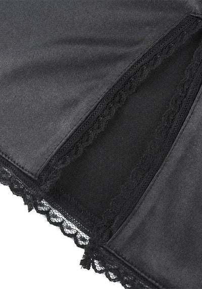 black satin clothing