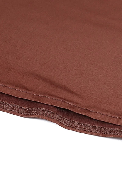 Brown satin