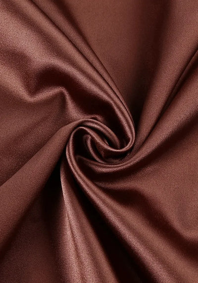 Brown satin