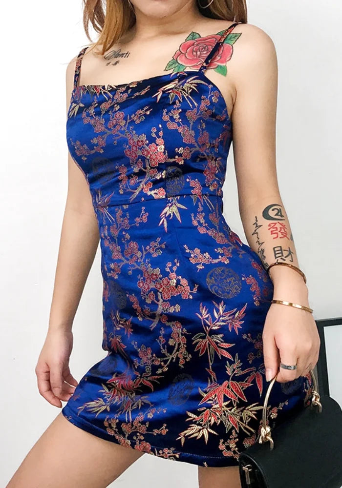 Chinese Blue Dress
