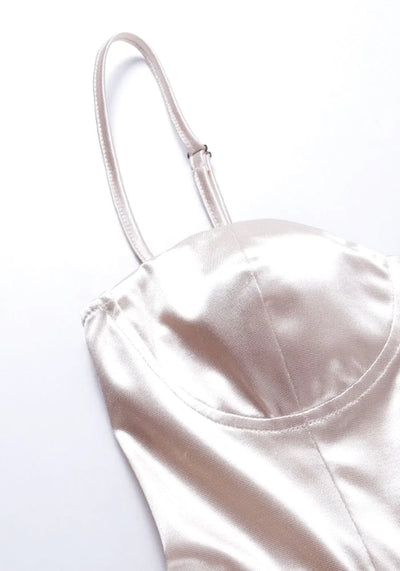 Pink Spaghetti Strap Dress