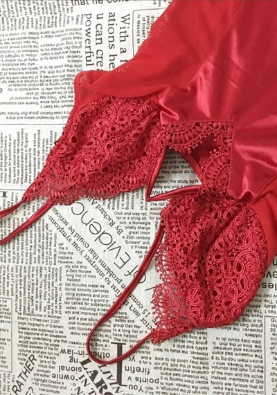 Red Lace Dress