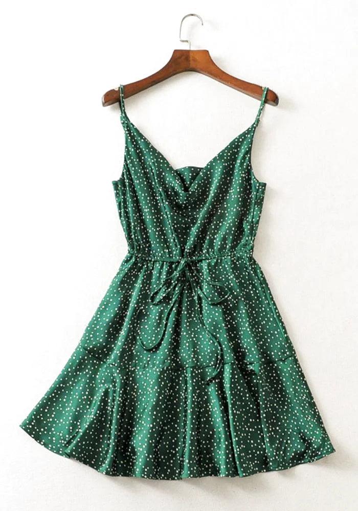 Satin Forest Green Dress | Miss Satin Satin Forest Green Dress | Miss Satin