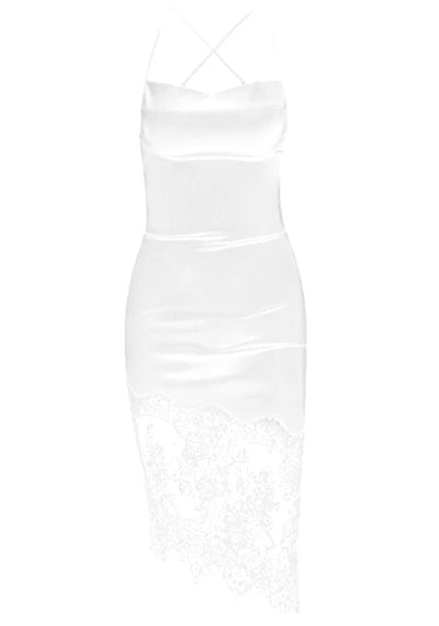 White and Lace Dress
