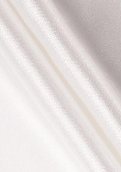 White Backless Midi Dress