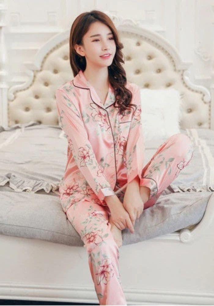 Pink Satin Pajama