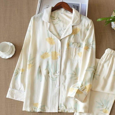 Yellow Satin Pajama