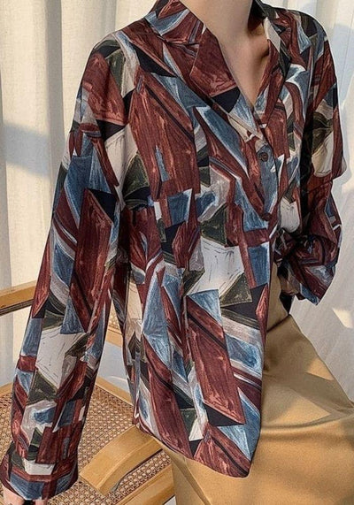 Satin Vintage Blouse sleeve