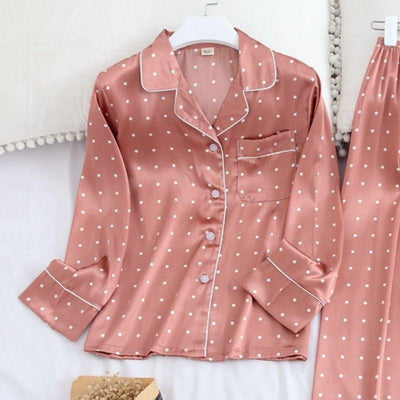 Pink Satin Pajama