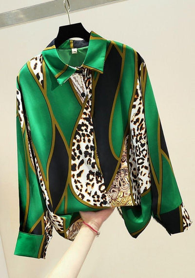 Satin Blouse Long Sleeve