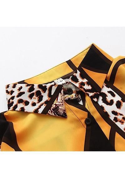 Button Up Blouse yellow