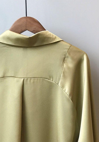 Olive Blouse long sleeve