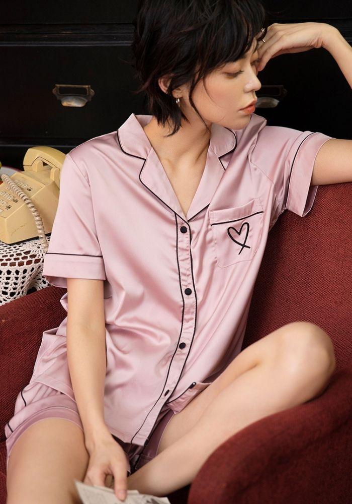 Pink Pajama Set girl