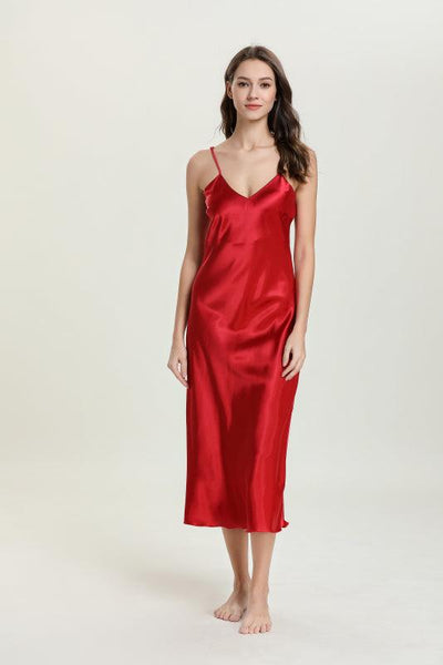 Long Satin Nightgown - Miss Satin